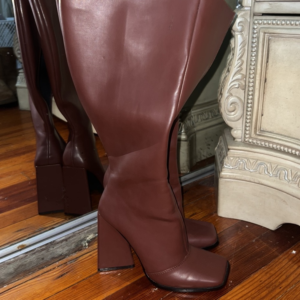 Brown Knee High Boots